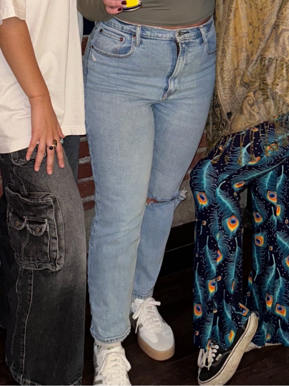 Abercrombie High-Rise Straight Jeans